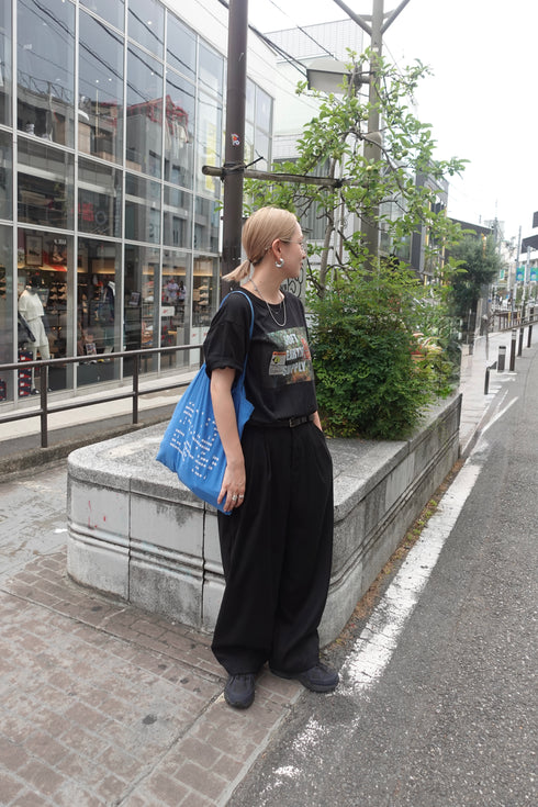 ボリュームスラックスパンツ